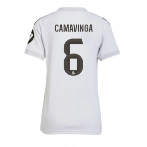 Real Madrid Eduardo Camavinga #6 Dámské Domácí Dres 2025-26 Krátký Rukáv
